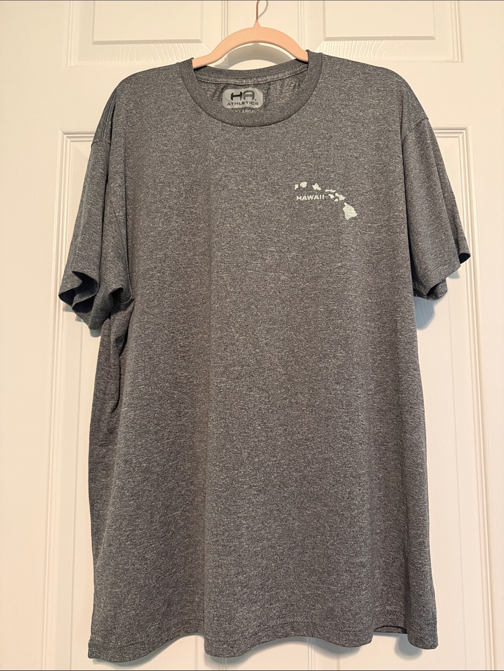 Men's Heather Gray Hawaii Graphic Short-Sleeve Tee
